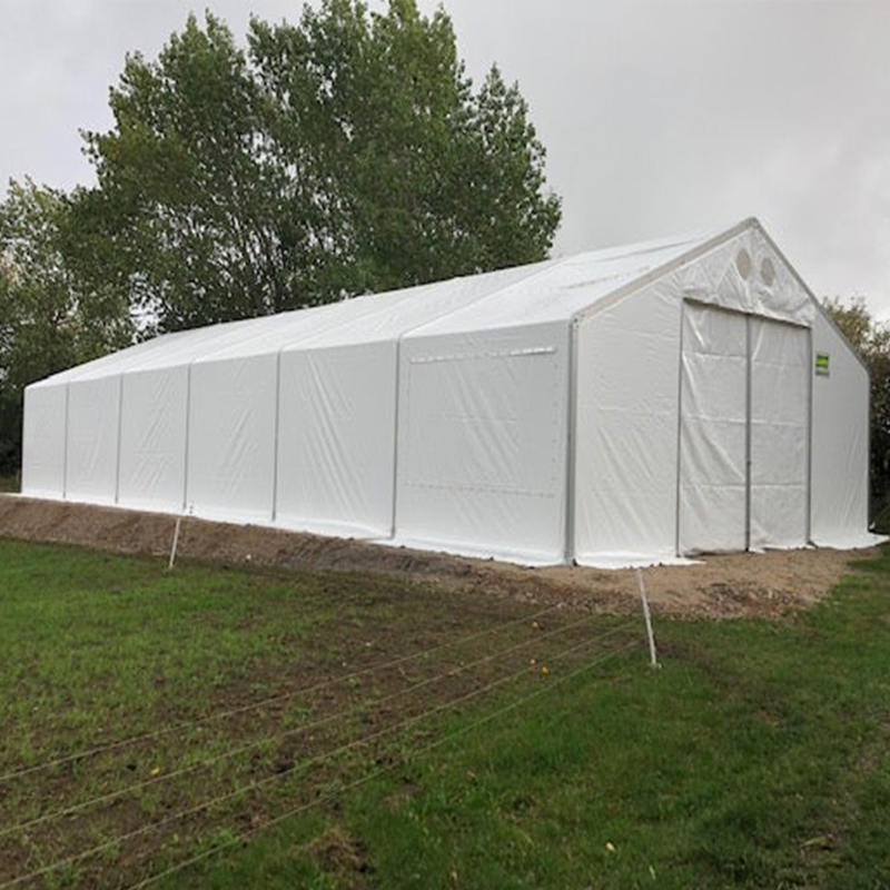 IFRC/ICRC/WFP/IOM Standard Brandhæmmende UV-resistente 10x24m Telt Mobile Storage Units (MSU)