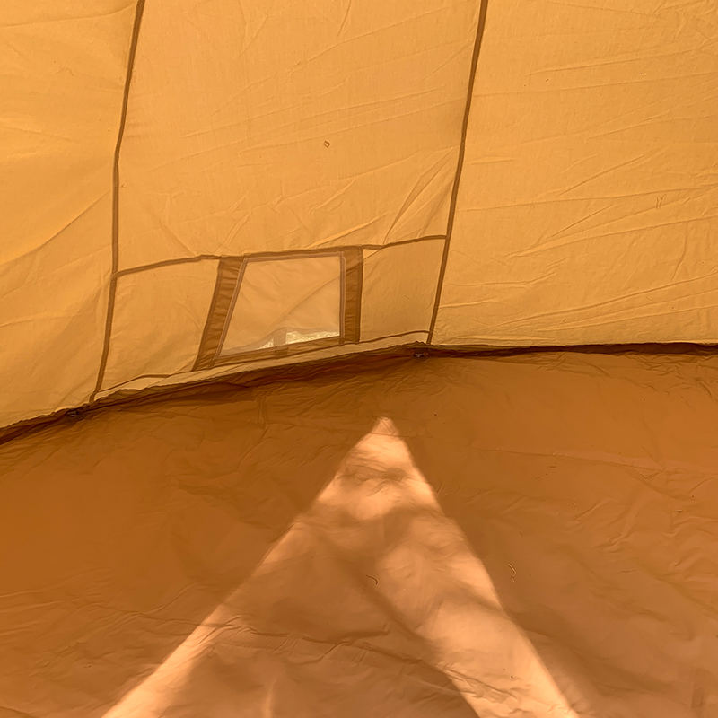 4 meter enkelt stang Tipi Family Camping Canvas telt