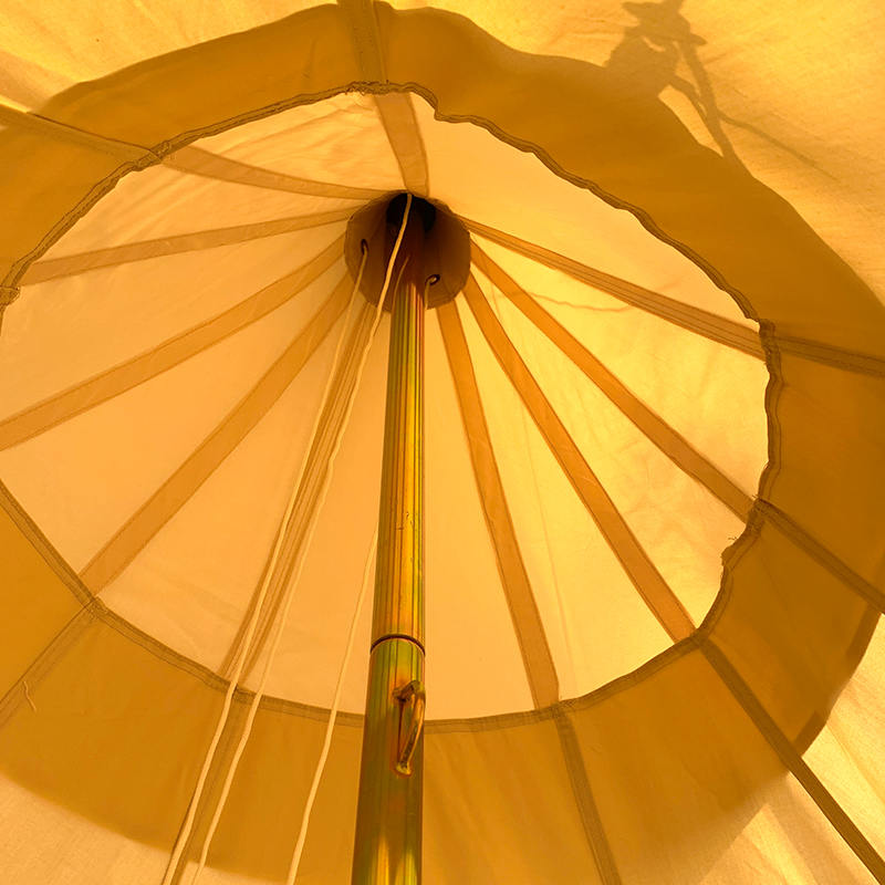 4 meter enkelt stang Tipi Family Camping Canvas telt