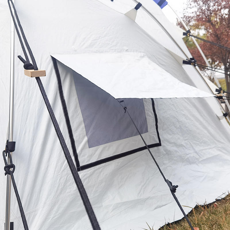 Geodætisk kuppeltelt 5-personers selvstående geodætisk familietelt