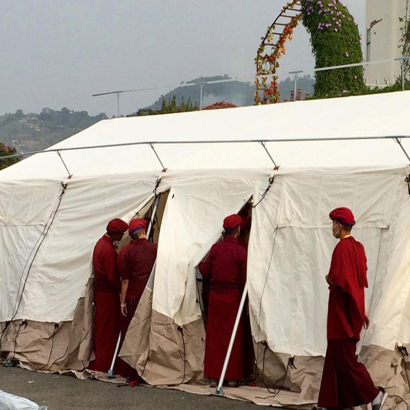 MSF/ICRC/IFRC Standard 45m² Multi-Purpose Telt Base Telt Bruges til skolegang, kontor, klinik