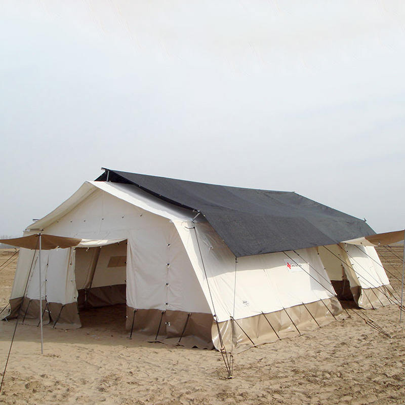 MSF/ICRC/IFRC Standard 45m² Multi-Purpose Telt Base Telt Bruges til skolegang, kontor, klinik