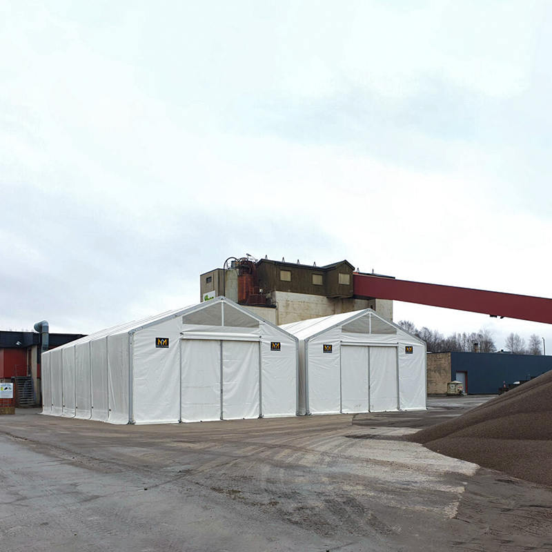 IFRC/ICRC/WFP/IOM Standard Brandhæmmende UV-resistente 10x24m Telt Mobile Storage Units (MSU)
