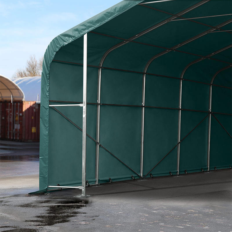 6X6 2,6m Sidehøjde Fuldt galvaniseret stålramme Midlertidig lagertelthal