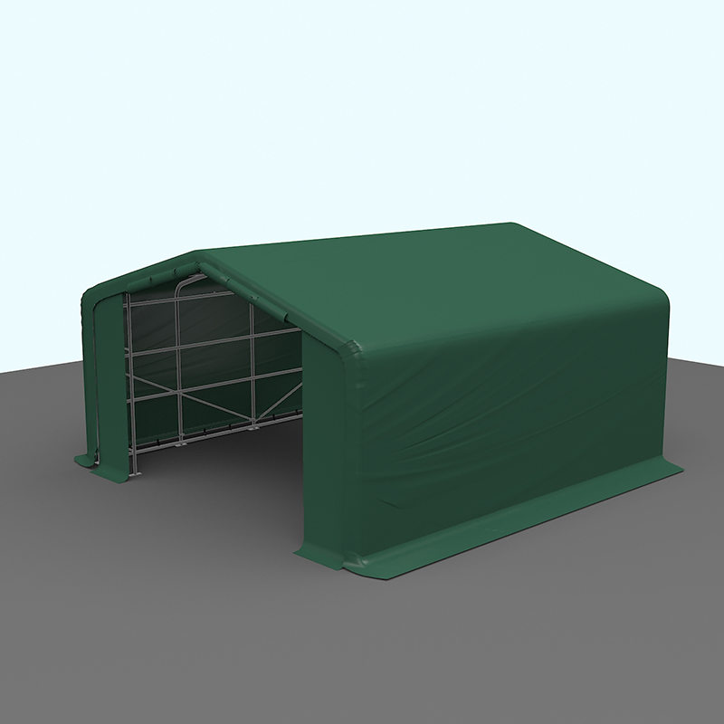 6X6 2,6m Sidehøjde Fuldt galvaniseret stålramme Midlertidig lagertelthal