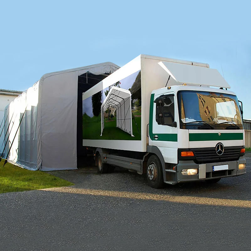 8X12 4m Sidehøjde UV-bestandig Lagerskyggetelt Sun Shelter