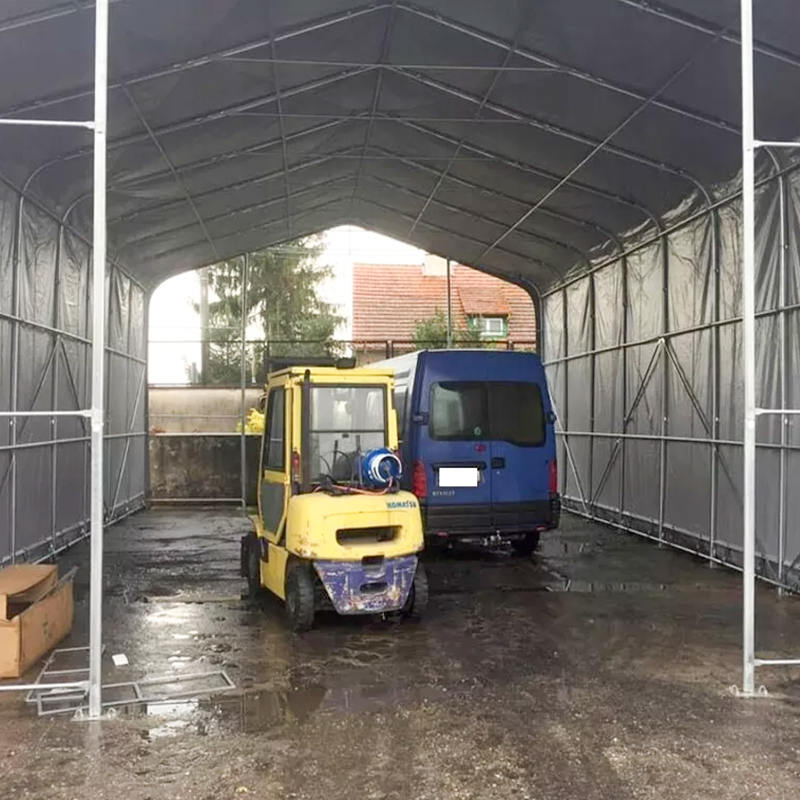 8X12 4m Sidehøjde UV-bestandig Lagerskyggetelt Sun Shelter