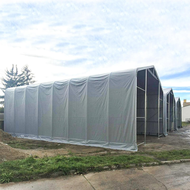 8X12 4m Sidehøjde UV-bestandig Lagerskyggetelt Sun Shelter