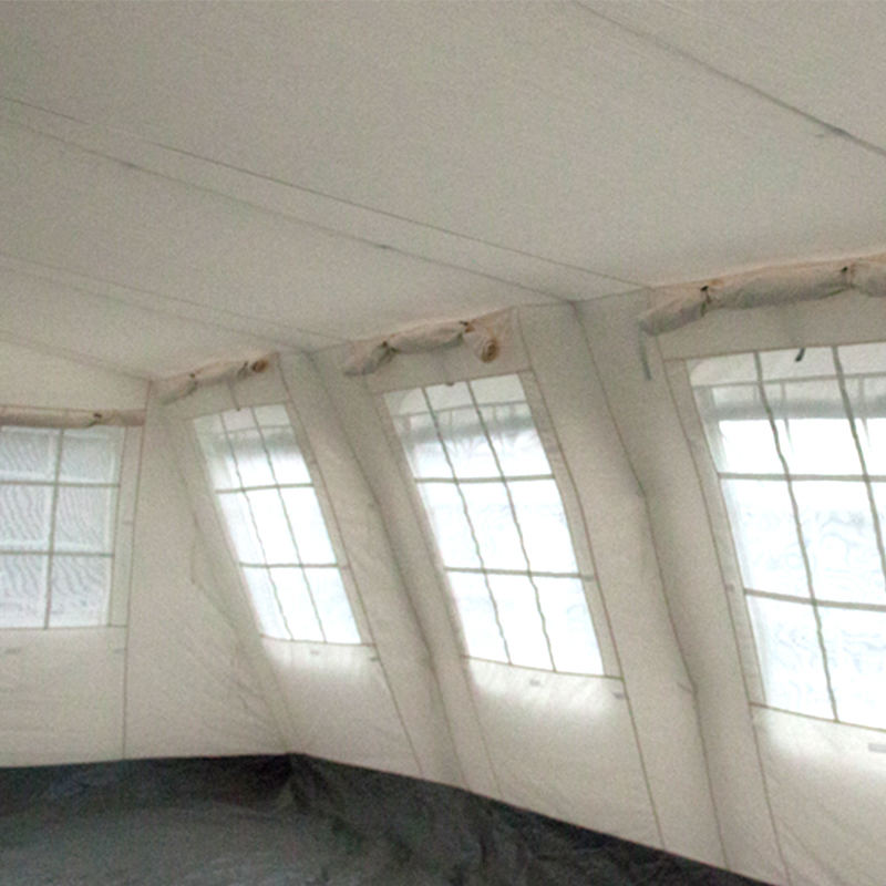 UNICEF Standard 42m² multifunktionelt brandhæmmende Huggy-telt