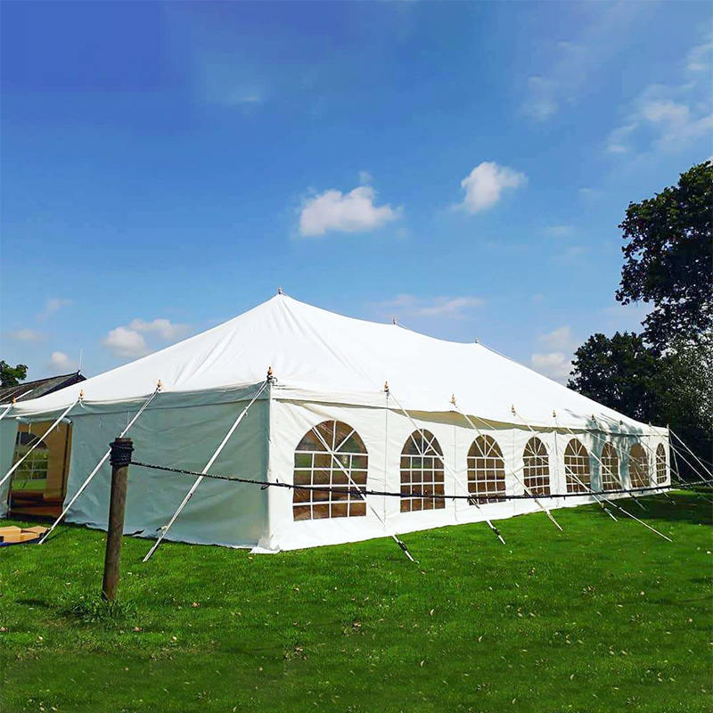 9X18m Traditionelt PVC Heavy Duty stangtelt