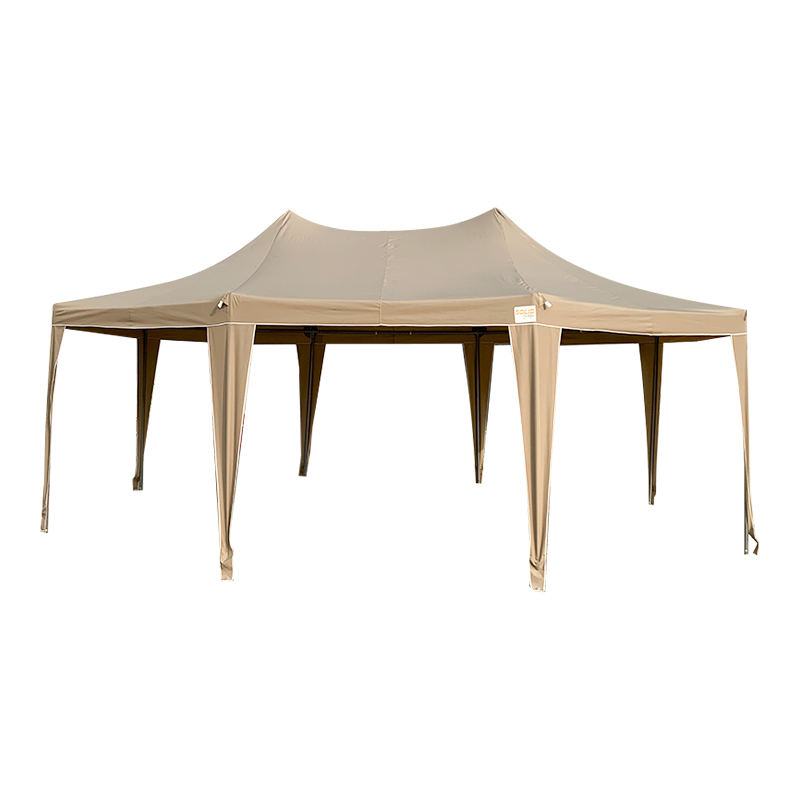 5x6,8m traditionel ottekantet pagode vandtæt PVC festpavillon pavillontelt