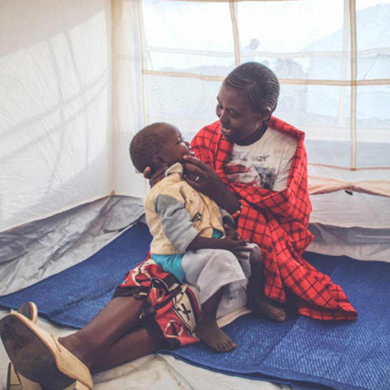 UNHCR Standard 1 Person Syntetisk sovemåtte