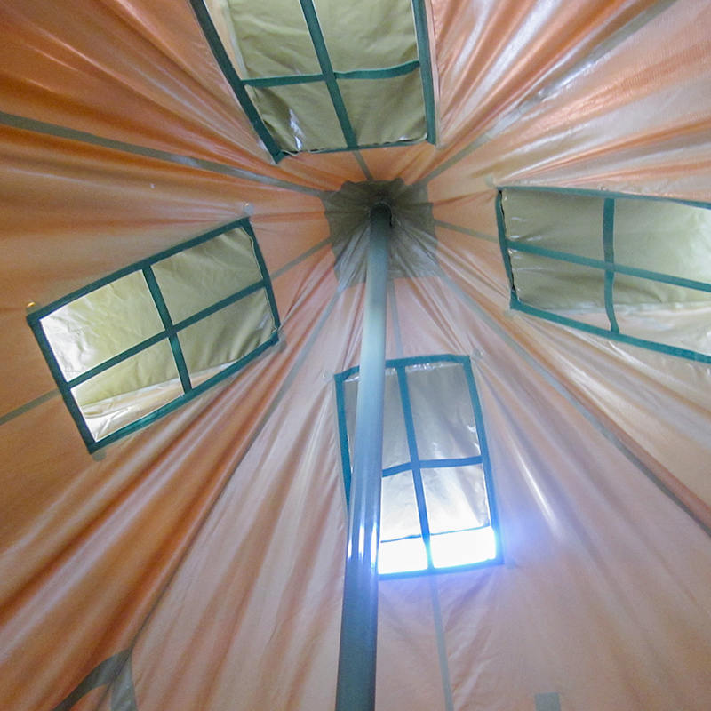 5x5m 8-12 personer lærred hær telt katastrofehjælp telt