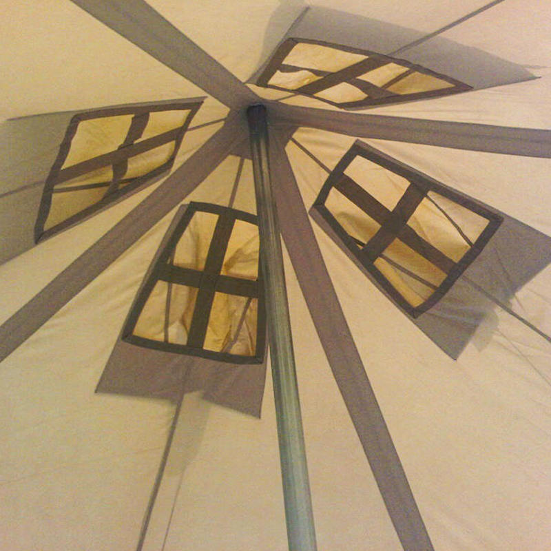 5x5m 8-12 personer lærred hær telt katastrofehjælp telt