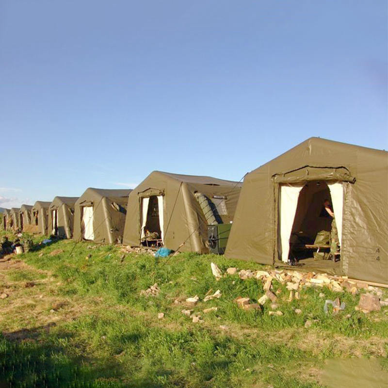 5,6 x 5,15 m multifunktionelle små, hurtige udbygning lavtryks oppustelige beskyttelsesrum