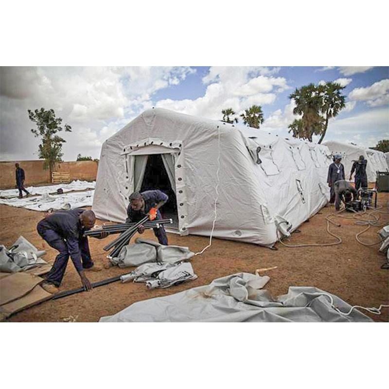 5,6 x 9,95 m multifunktionel medium hurtig udfoldelse ly lavtryks oppusteligt telt