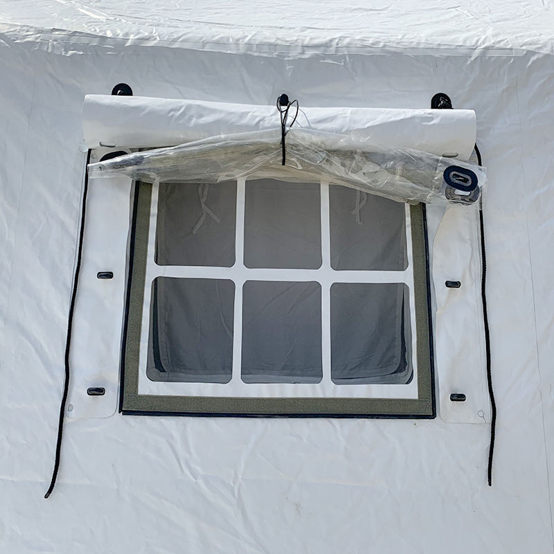 30 m² oppusteligt røde kors dispensary telt