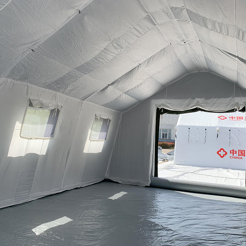 30 m² Military Command oppusteligt telt med hurtig indsættelse