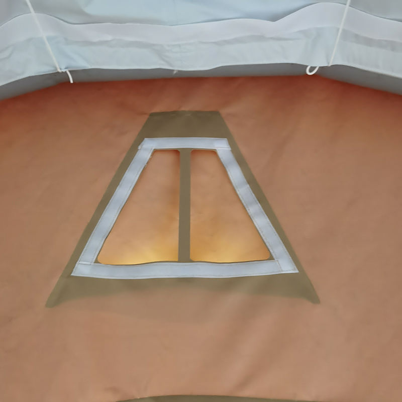 42 m² hurtig udfoldning, multifunktionelt oppusteligt telt