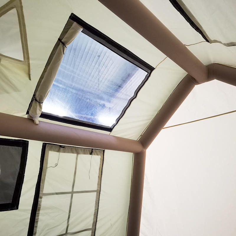 2-4 personers fire sæson glamour oppusteligt campingtelt