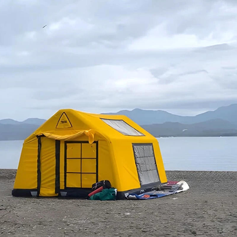 Fire-sæson Glamour Brandsikkert og antibakterielt oppusteligt campingtelt til 8-10 personer