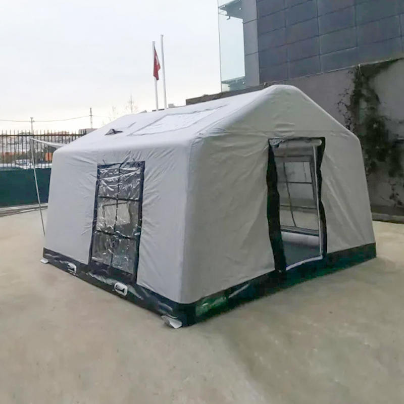 Fire-sæson Glamour Brandsikkert og antibakterielt oppusteligt campingtelt til 8-10 personer