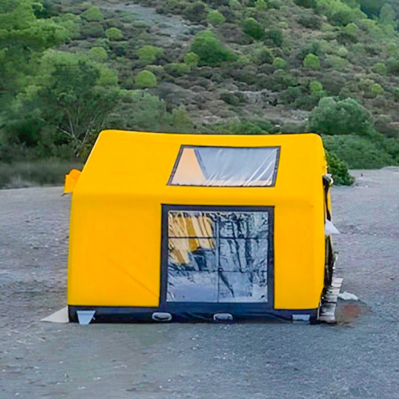 Fire-sæson Glamour Brandsikkert og antibakterielt oppusteligt campingtelt til 8-10 personer