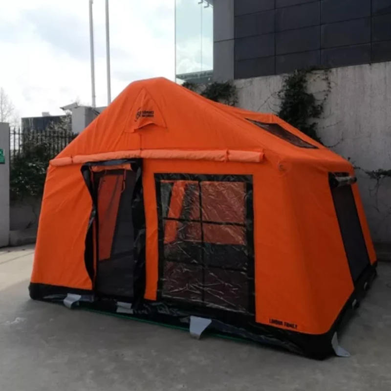 Fire-sæson Glamour Brandsikkert og antibakterielt oppusteligt campingtelt til 8-10 personer