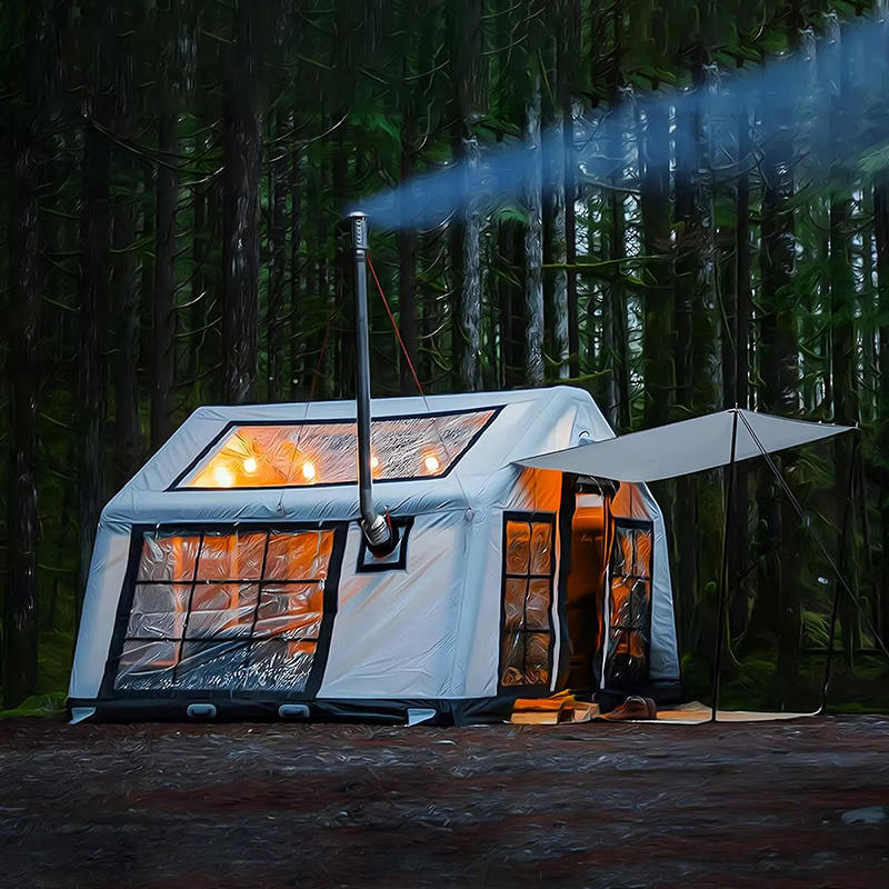 8-10 personer Four Season Panorama oppusteligt campingtelt