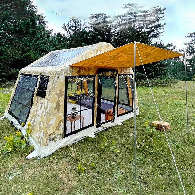 8-10 personer Four Season Panorama oppusteligt campingtelt