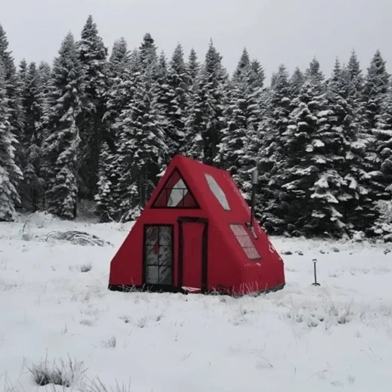 8-10 personers fire sæson vandtæt oppusteligt lufttelt til camping