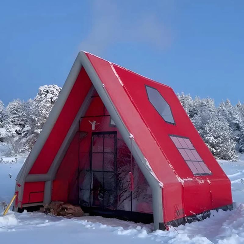 8-10 personers fire sæson vandtæt oppusteligt lufttelt til camping