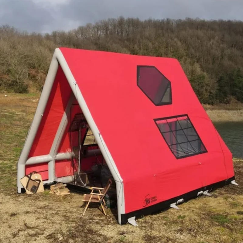 8-10 personers fire sæson vandtæt oppusteligt lufttelt til camping