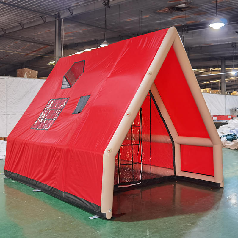 8-10 personers fire sæson vandtæt oppusteligt lufttelt til camping