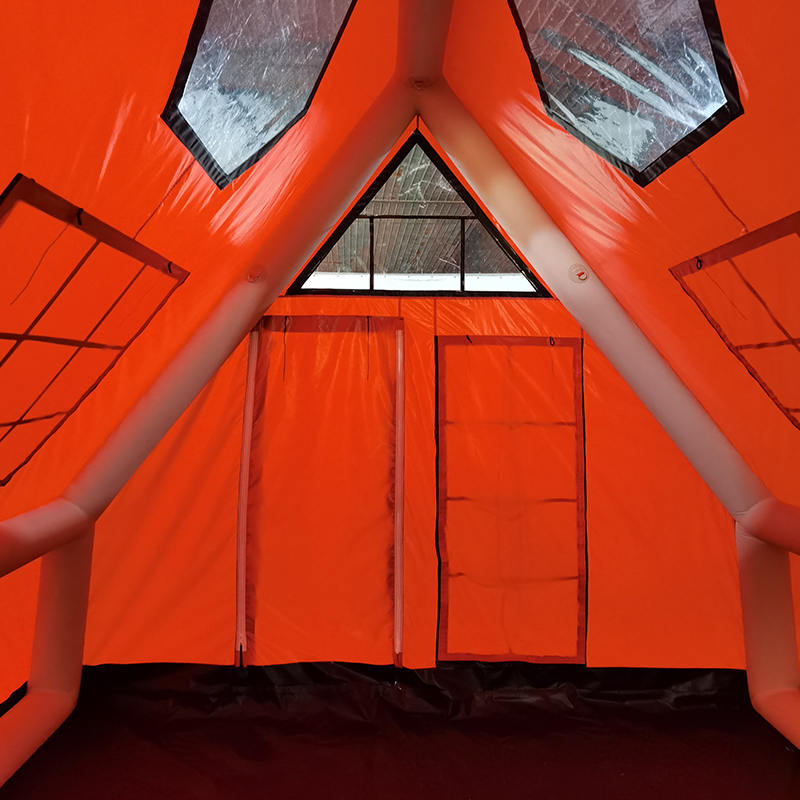 8-10 personers fire sæson vandtæt oppusteligt lufttelt til camping